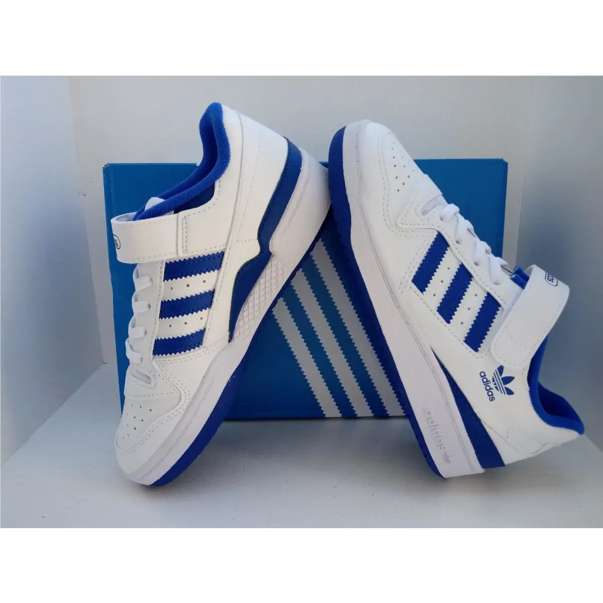 Adidas shoes - ADIDAS FORUM LOW - FORUM LOW - FY7978 - WHITE/BLUE 0