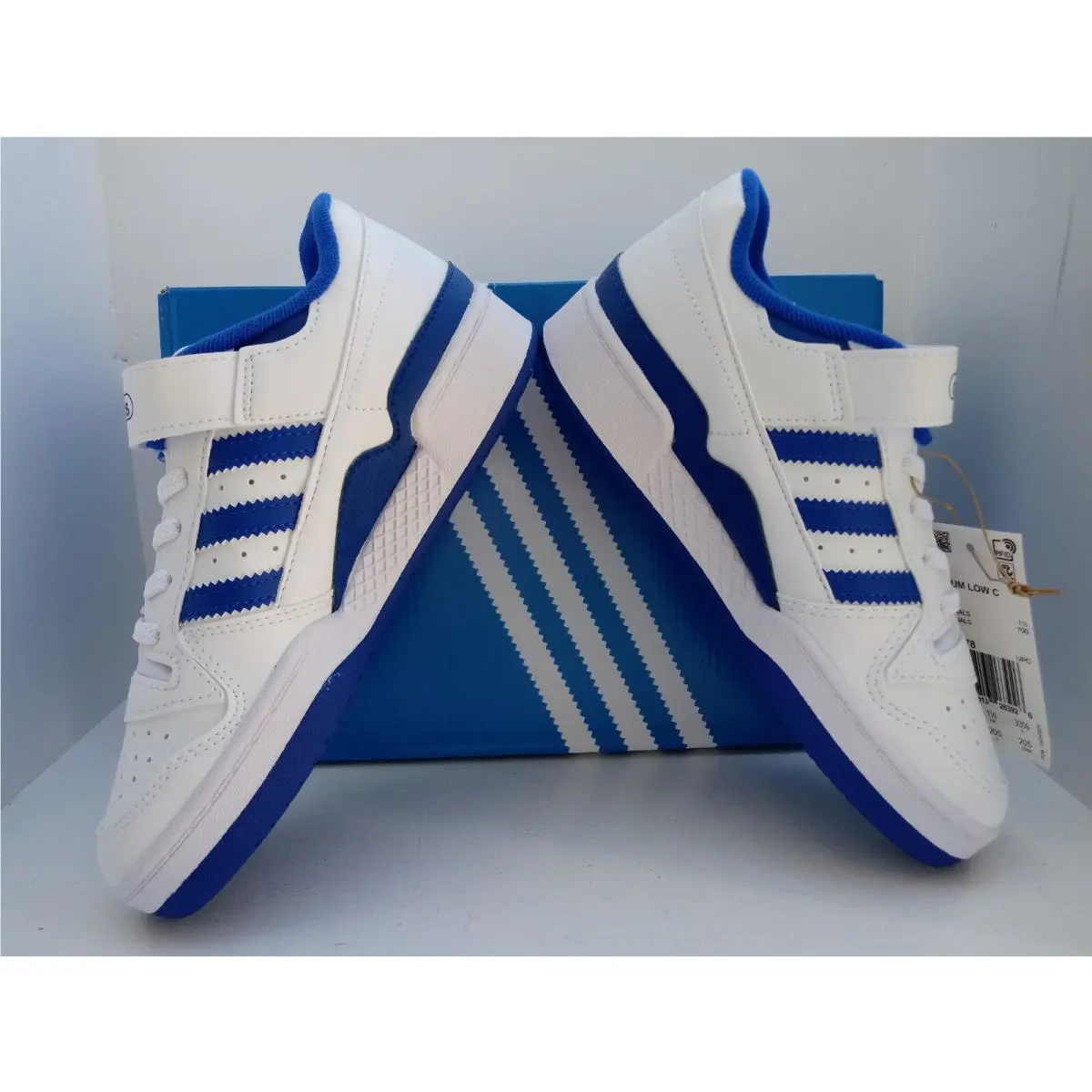 Adidas shoes - ADIDAS FORUM LOW - FORUM LOW - FY7978 - WHITE/BLUE 5
