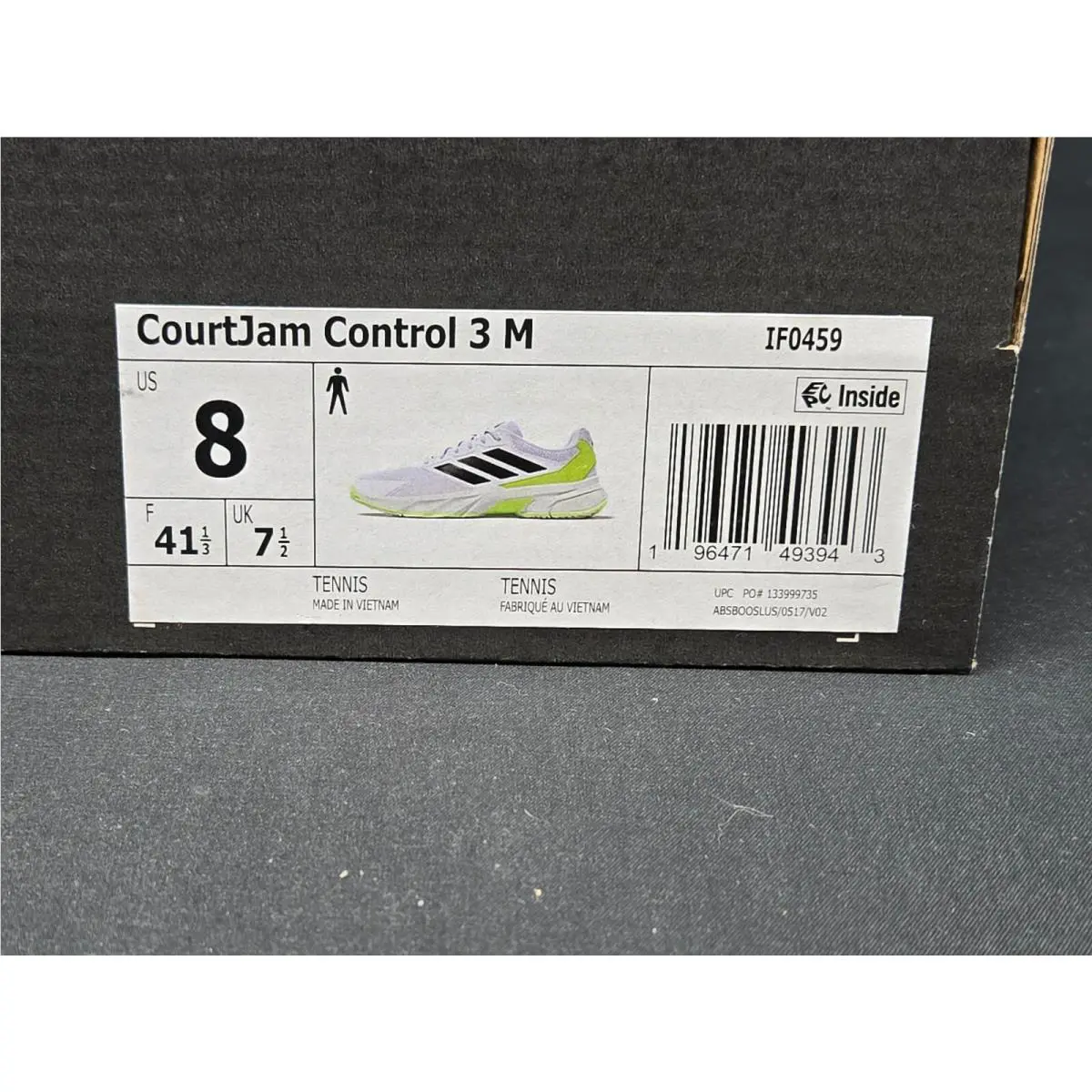 Adidas shoes - adidas CourtJam Control - CourtJam Control - IF0459 - White 8