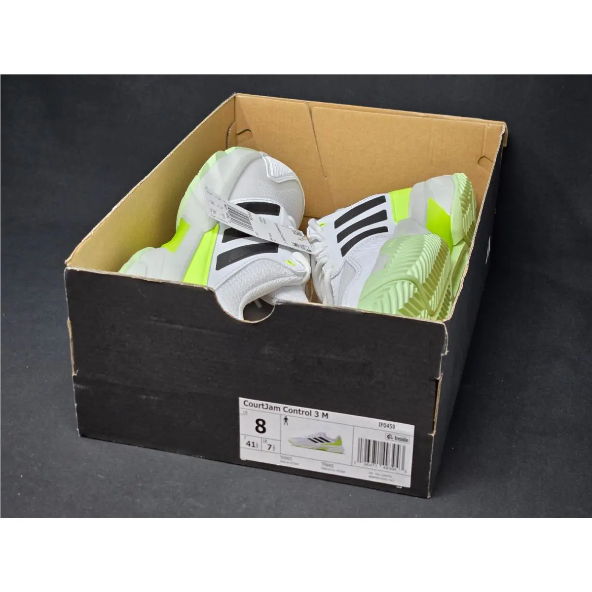 Adidas shoes - adidas CourtJam Control - CourtJam Control - IF0459 - White 7