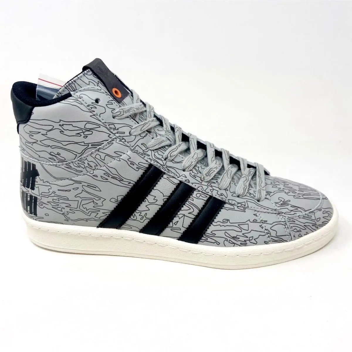 Adidas Undefeated x Maharashi x Jabbar Mid Gray Black Mens Sneakers B33982