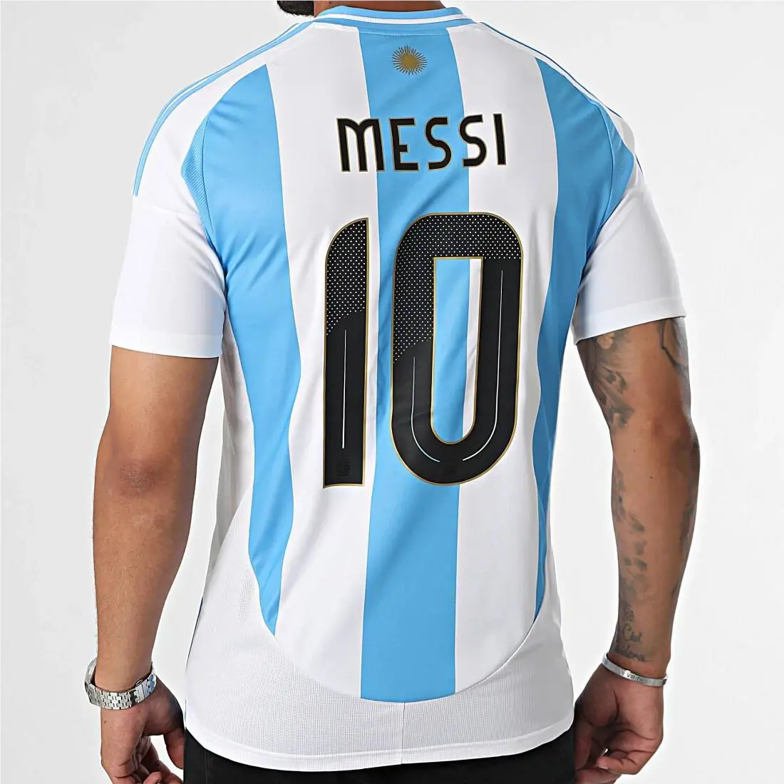 Adidas clothing - Messi - Messi - IP8409 IX7790 - White / Blue Burst 19