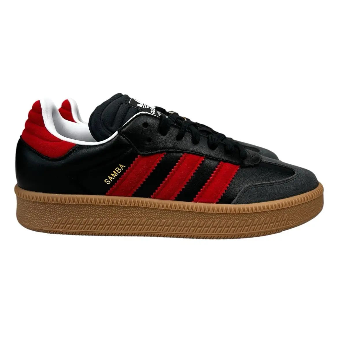 Adidas Originals Samba Xlg Black Better Scarlett Gum Shoes IE9178 Men`s Sz 8-12 - Black