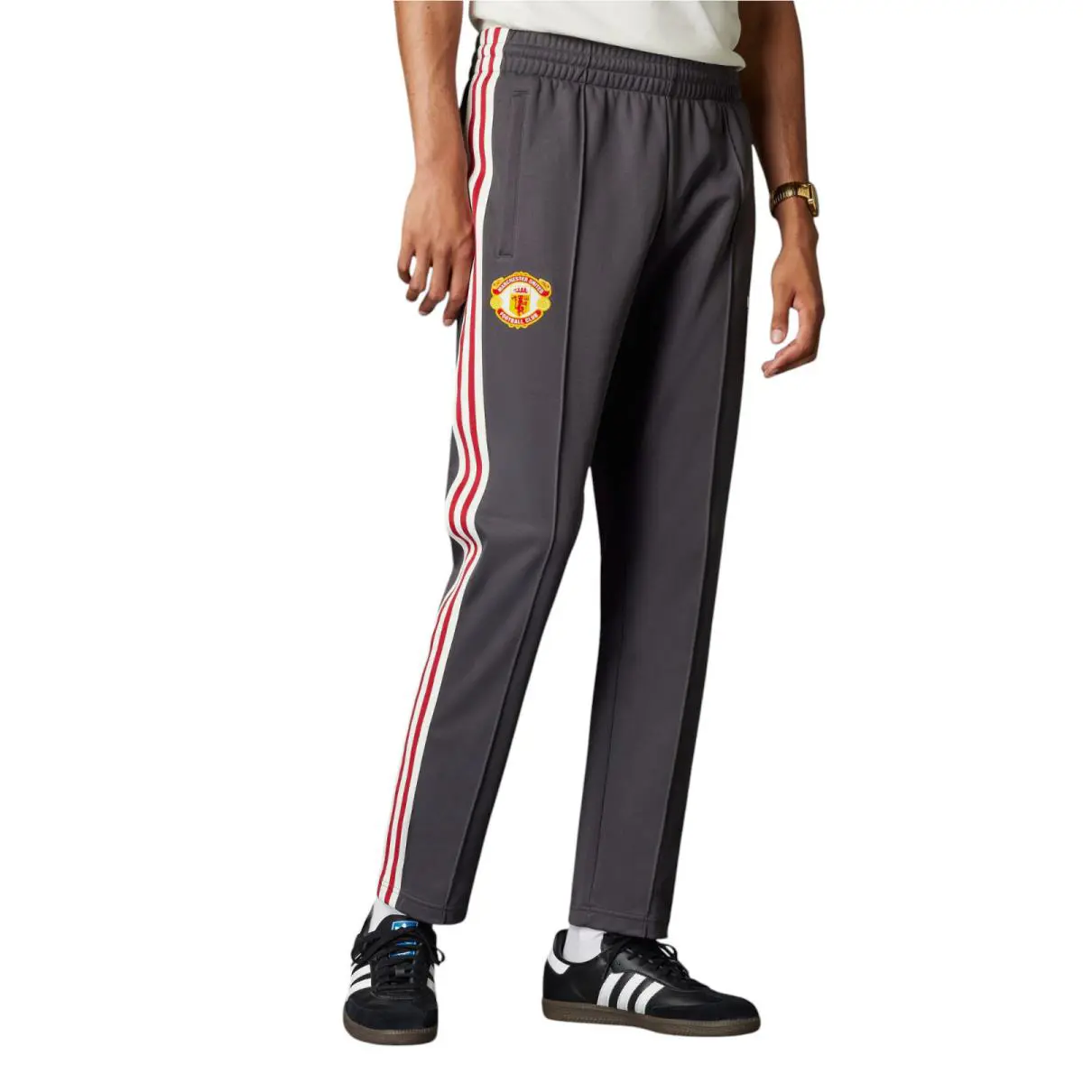 Adidas clothing - Adidas Manchester United Beckenbauer Track Pants - Black 0