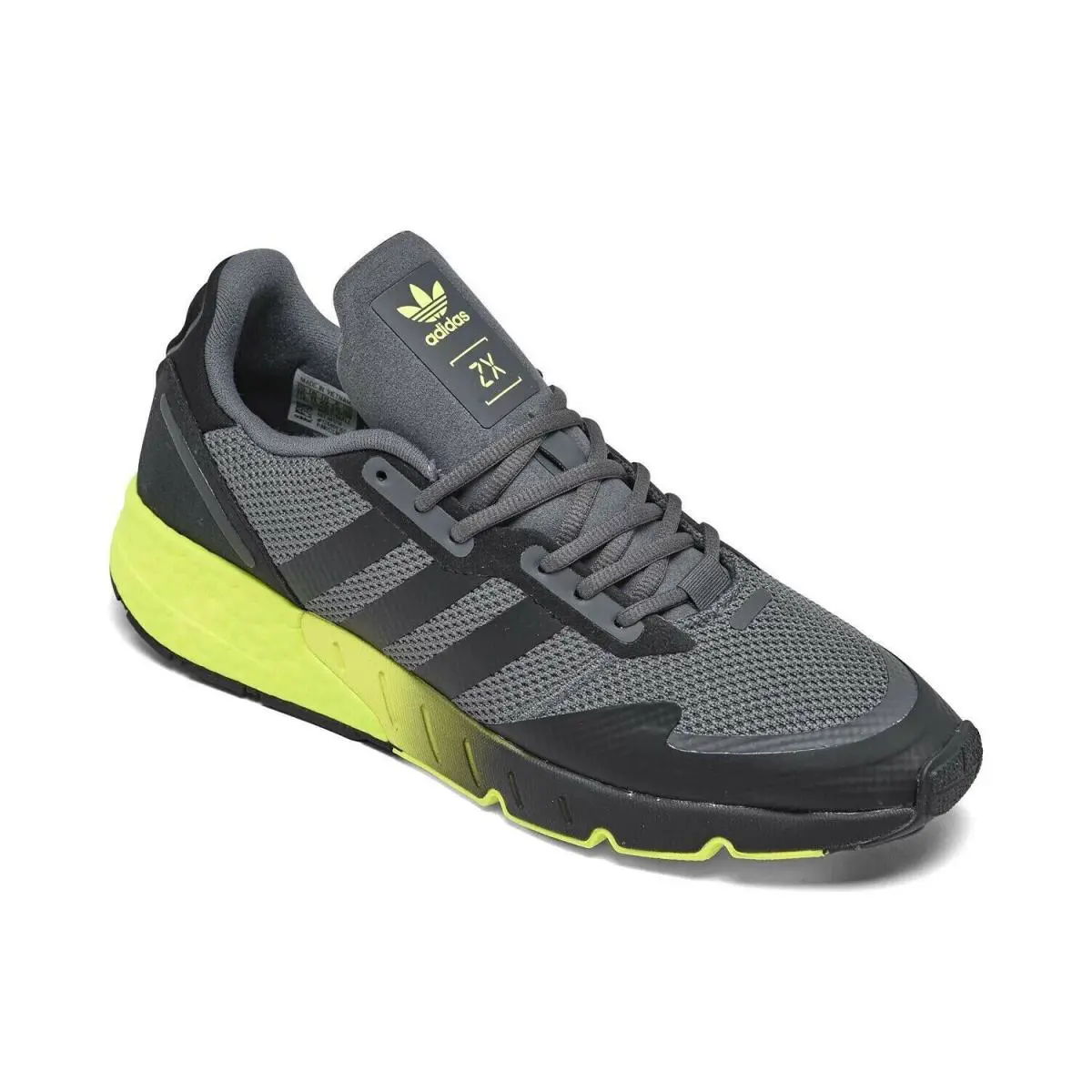 Adidas shoes - ADIDAS ORIGINALS ZX 1K BOOST - H01258 - Grey Solar Yellow 2