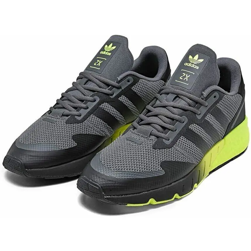Adidas shoes - ADIDAS ORIGINALS ZX 1K BOOST - H01258 - Grey Solar Yellow 4