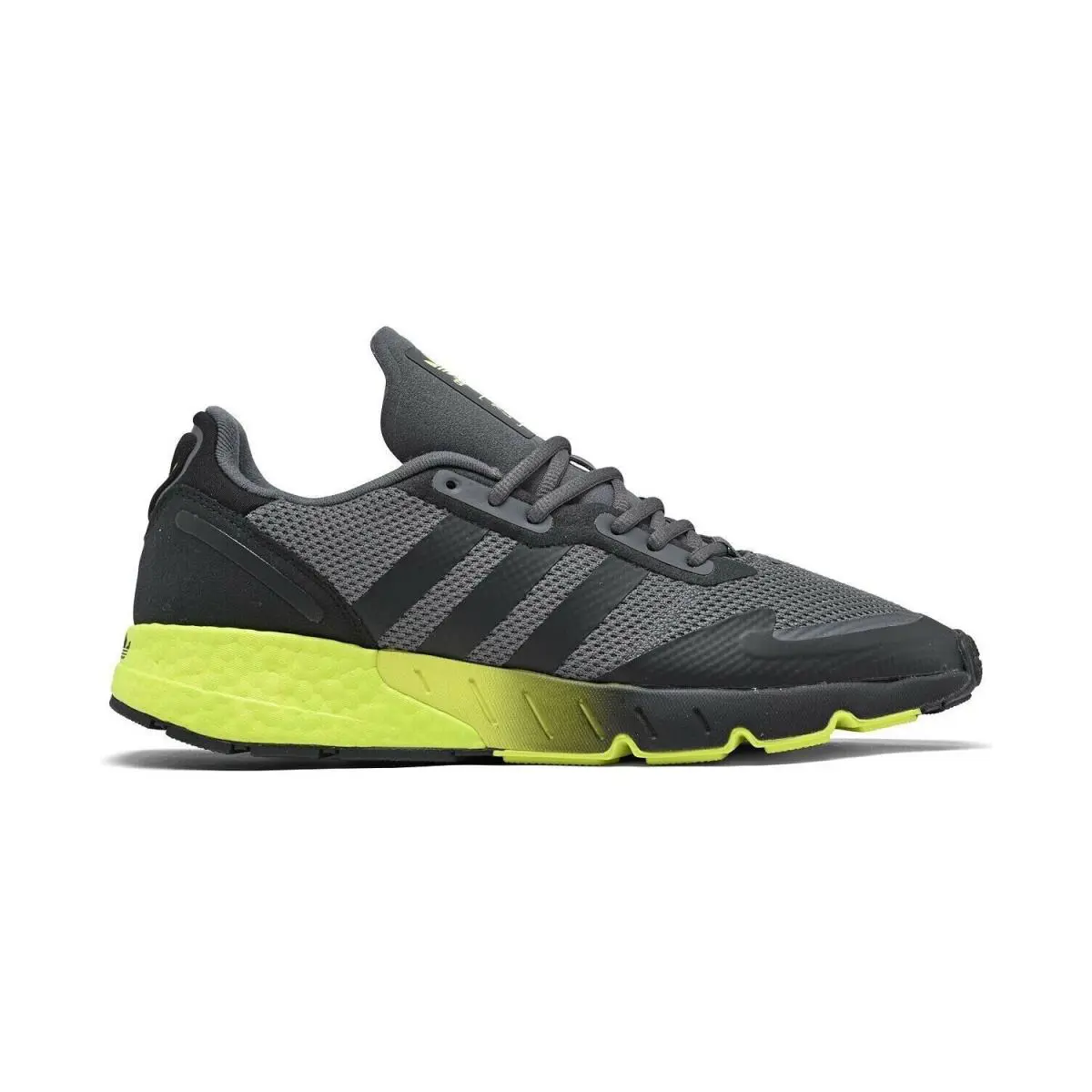 Adidas shoes - ADIDAS ORIGINALS ZX 1K BOOST - H01258 - Grey Solar Yellow 6