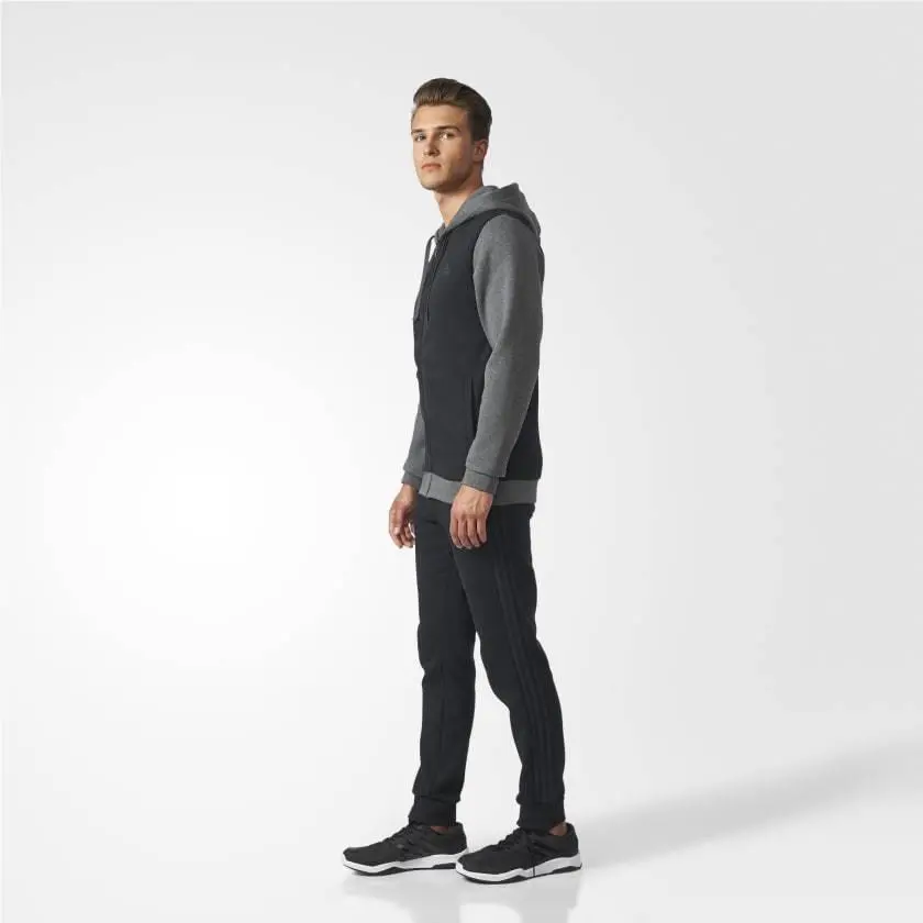 Adidas clothing - black dark grey heather 9