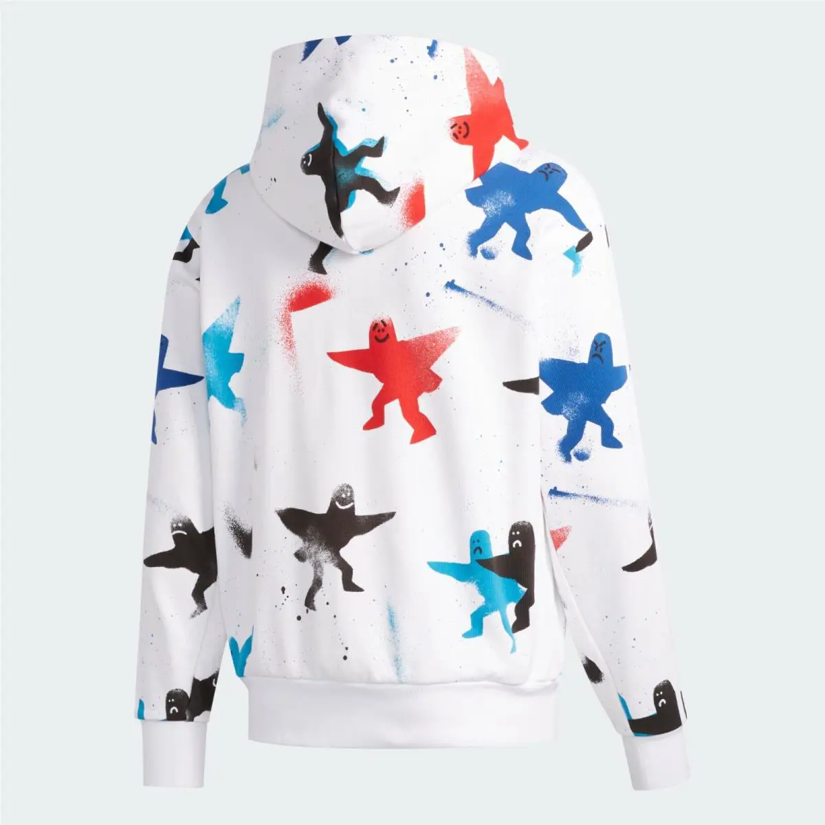 Adidas clothing - FM1438 - FM1438 - WHITE / BLACK / SCARLET / BRIGHT CYAN 7