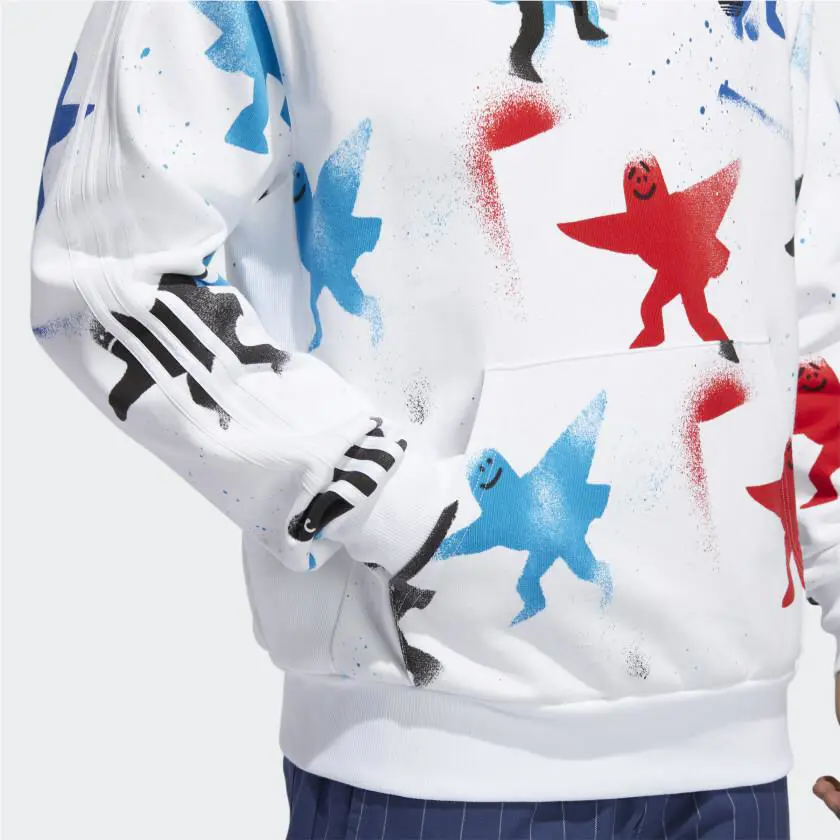 Adidas clothing - FM1438 - FM1438 - WHITE / BLACK / SCARLET / BRIGHT CYAN 11