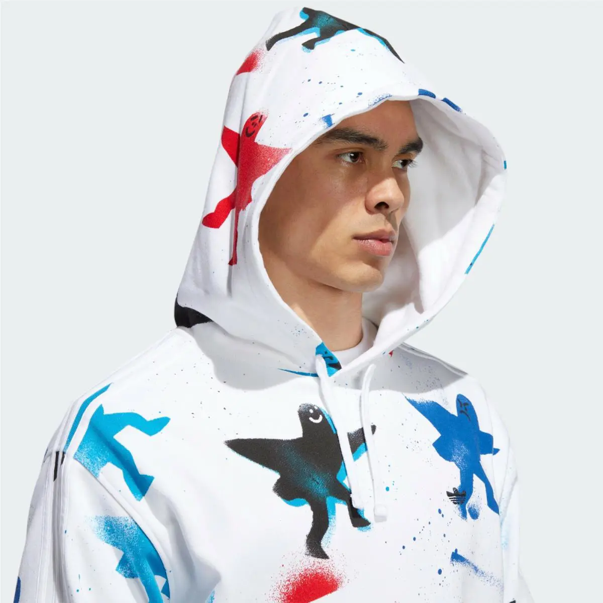 Adidas clothing - FM1438 - FM1438 - WHITE / BLACK / SCARLET / BRIGHT CYAN 13