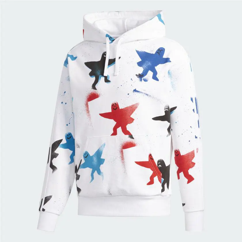 Adidas clothing - FM1438 - FM1438 - WHITE / BLACK / SCARLET / BRIGHT CYAN 15