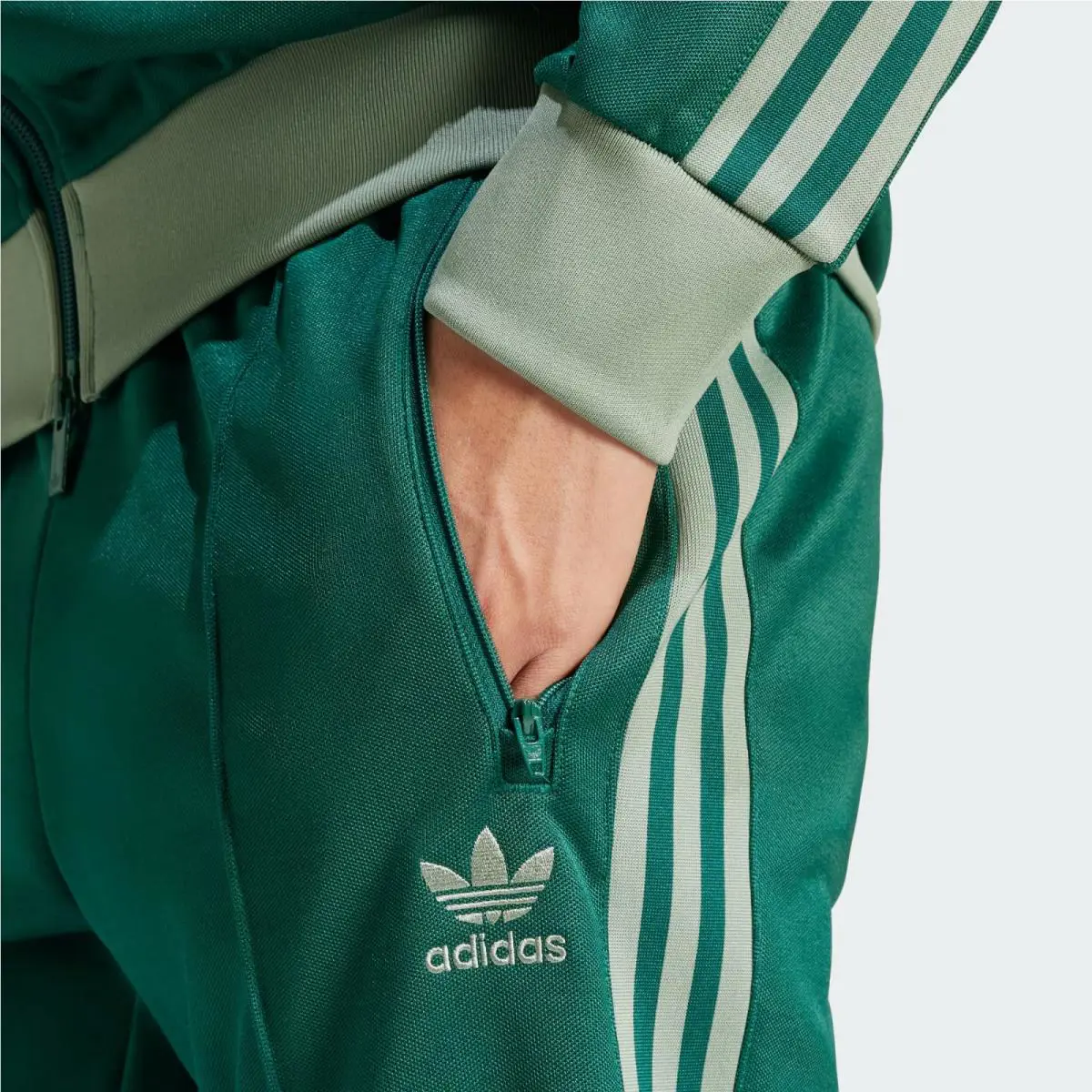 Adidas clothing - adidas Beckenbauer - Beckenbauer - JP2523 - Collegiate Green / Silver Green 1