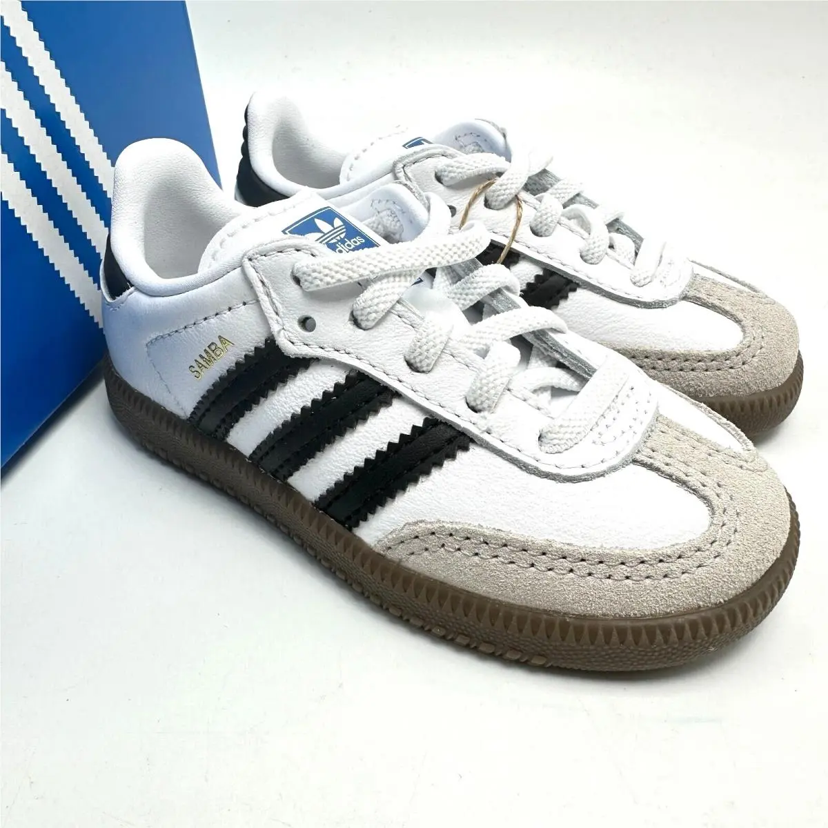 Adidas shoes - ADIDAS SAMBA OG EL I - Cloud White/Core Black/Gum 2