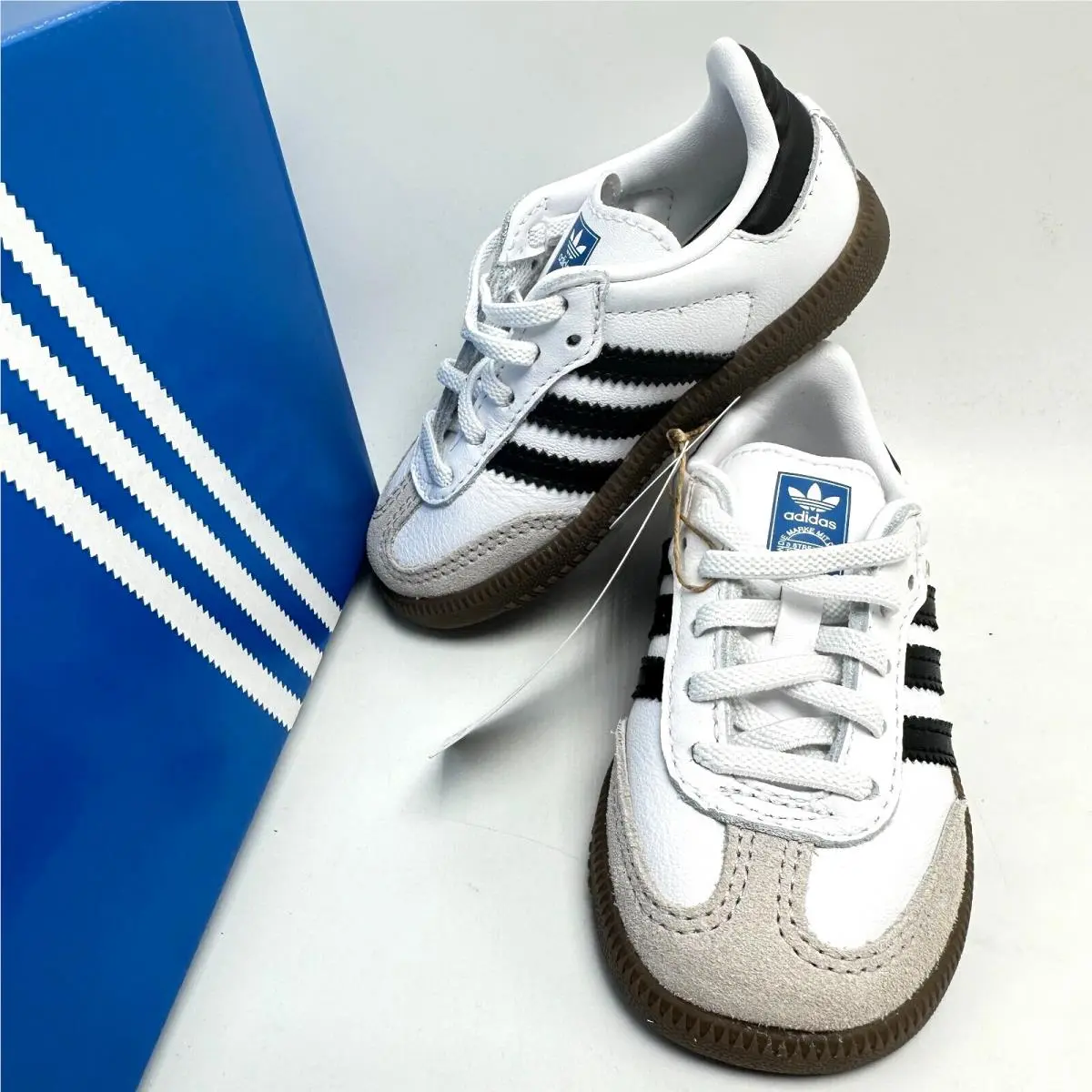 Adidas shoes - ADIDAS SAMBA OG EL I - Cloud White/Core Black/Gum 10