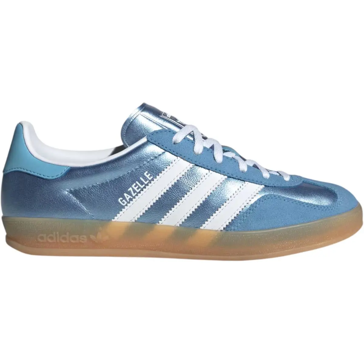 Originals Gazelle Indoor Women Sneaker Shoe US Size 6-11 Colors Blue/Cloud White/Gum by Adidas
