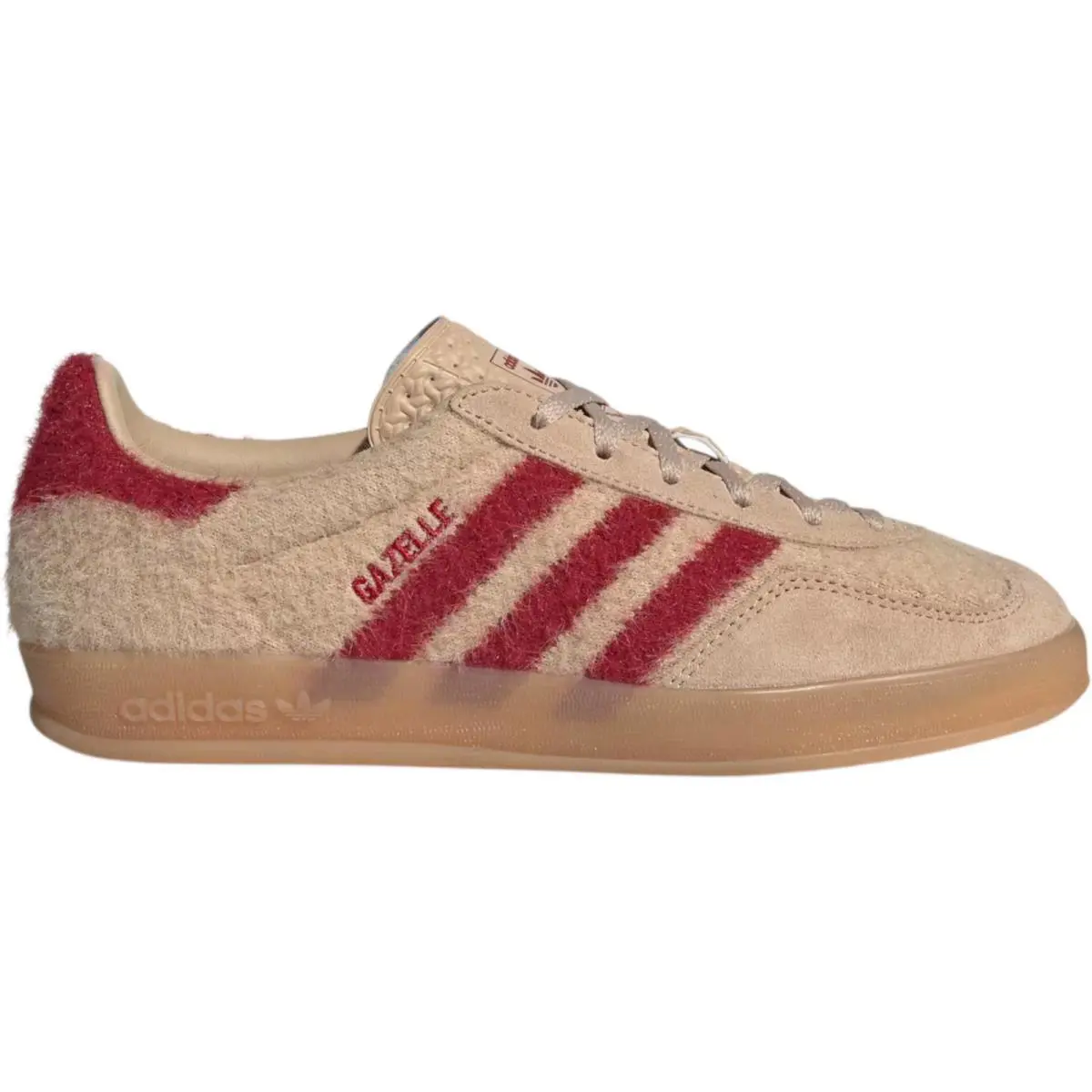 Adidas Originals Gazelle Indoor Women Sneaker Shoe US Size 6-11 Colors Magic Beige/Team Victory Red/Gum
