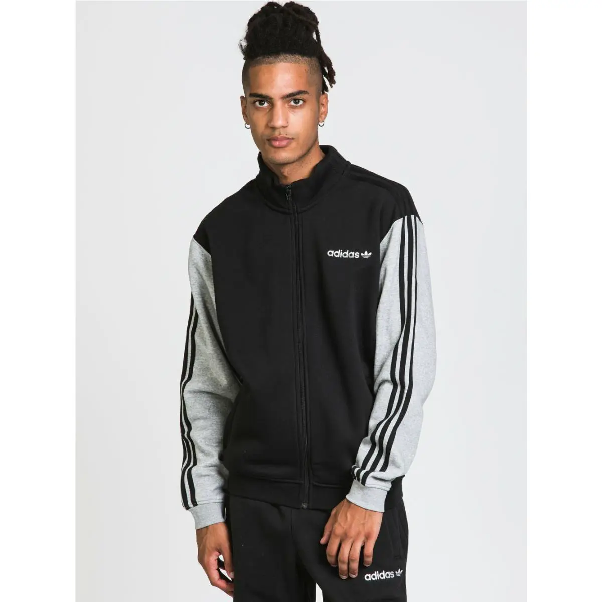 Adidas clothing - adidas Firebird - Firebird - H31265 - Black / Medium Grey Heather 2
