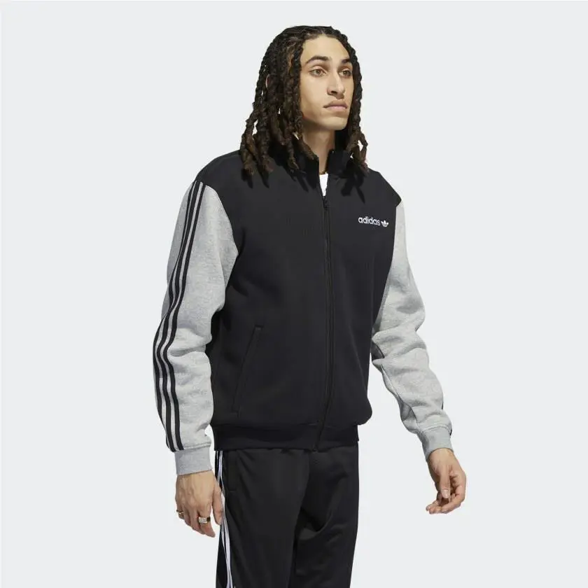 Adidas clothing - adidas Firebird - Firebird - H31265 - Black / Medium Grey Heather 8