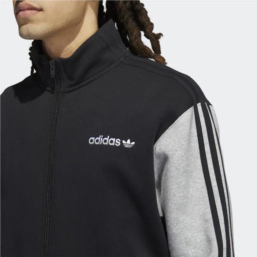 Adidas clothing - adidas Firebird - Firebird - H31265 - Black / Medium Grey Heather 4