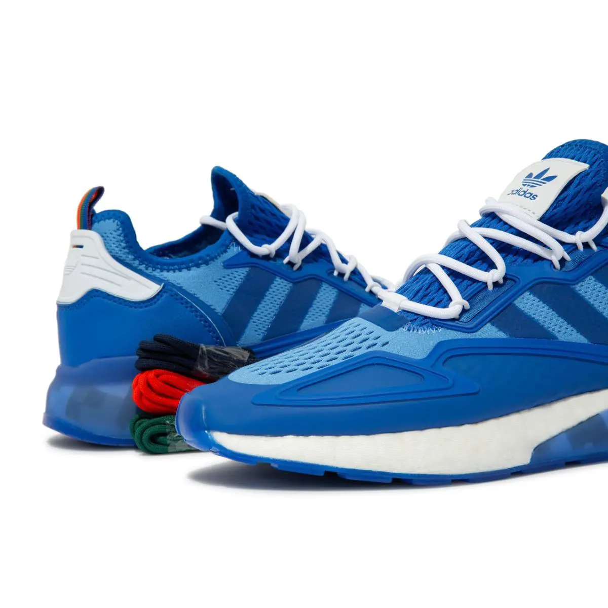 Adidas shoes - adidas ZX 2K - FZ1883 - Blue/Cloud White/Collegiate Green 2
