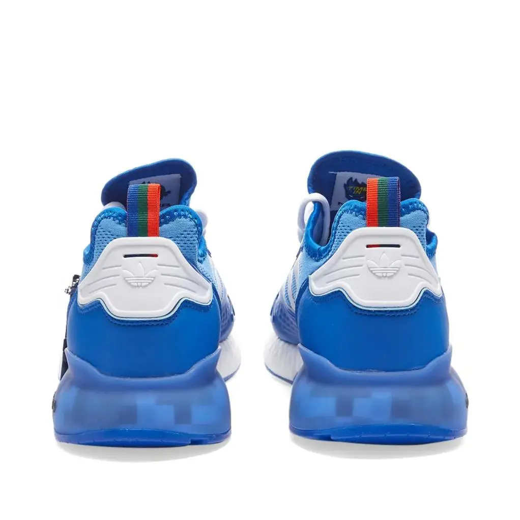 Adidas shoes - adidas ZX 2K - FZ1883 - Blue/Cloud White/Collegiate Green 3