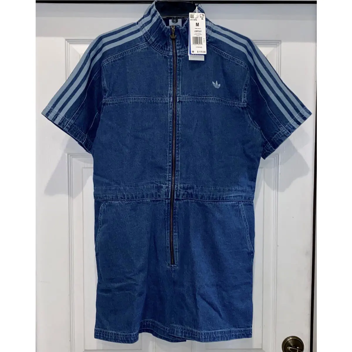 Adidas clothing - ADIDAS ORIGINALS Adicolor Denim Jumpsuit - H11514 - Blue 5