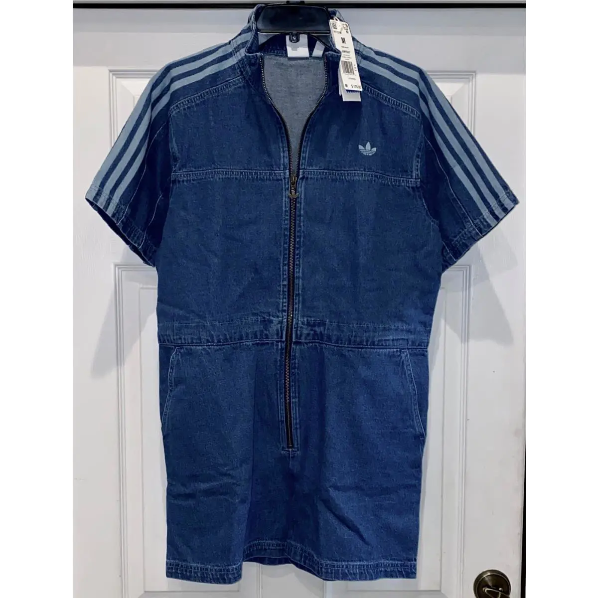 Adidas clothing - ADIDAS ORIGINALS Adicolor Denim Jumpsuit - H11514 - Blue 6