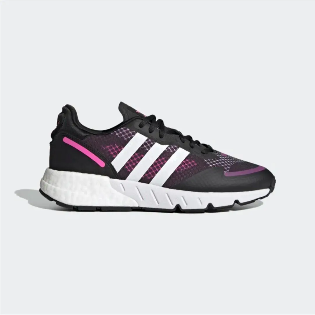 Adidas shoes - ADIDAS ZX 1K BOOST - BOOST - FY6082 - Core Black/Cloud White/Screaming Pink 1