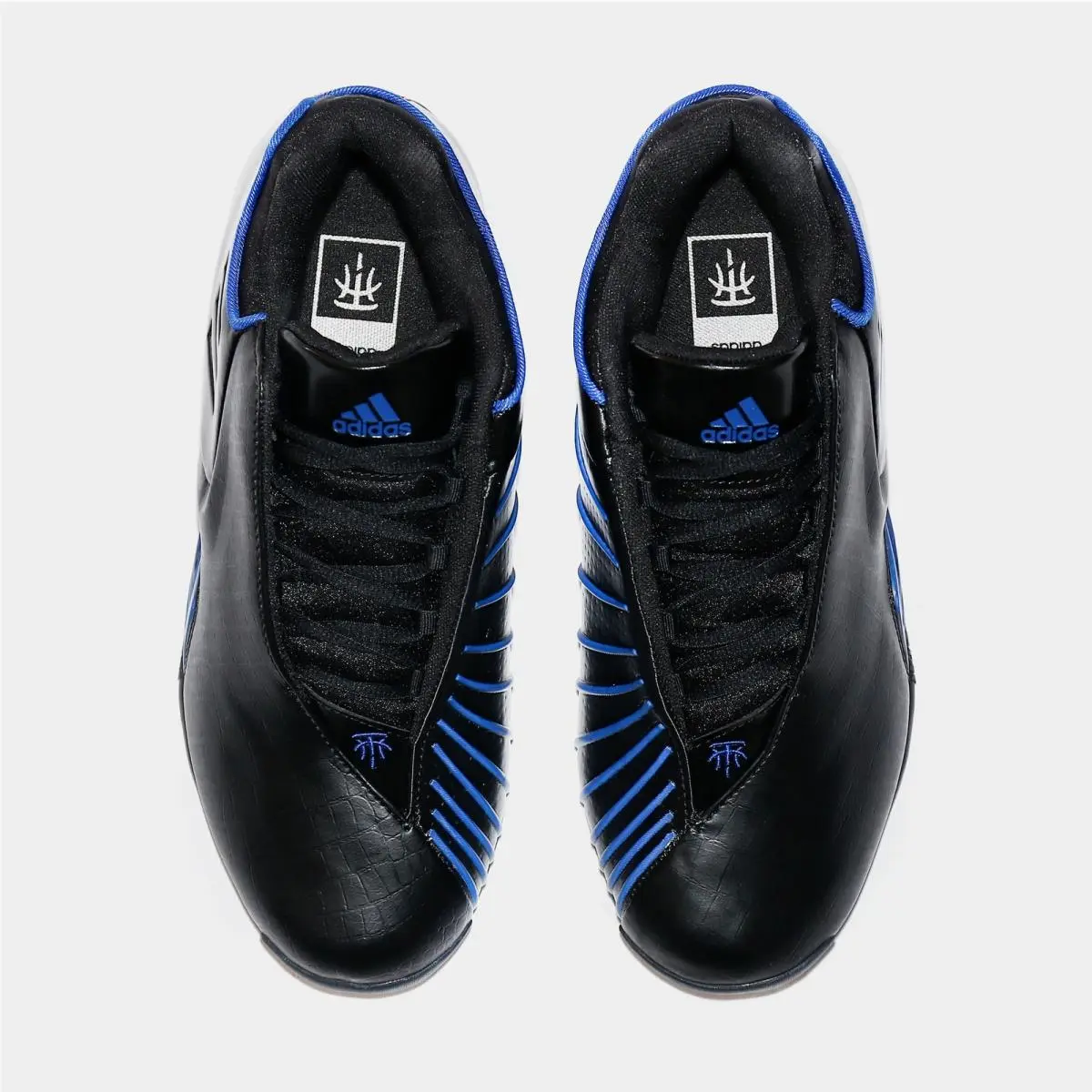 Adidas shoes - Black/Team Royal Blue/Silver Metallic 6