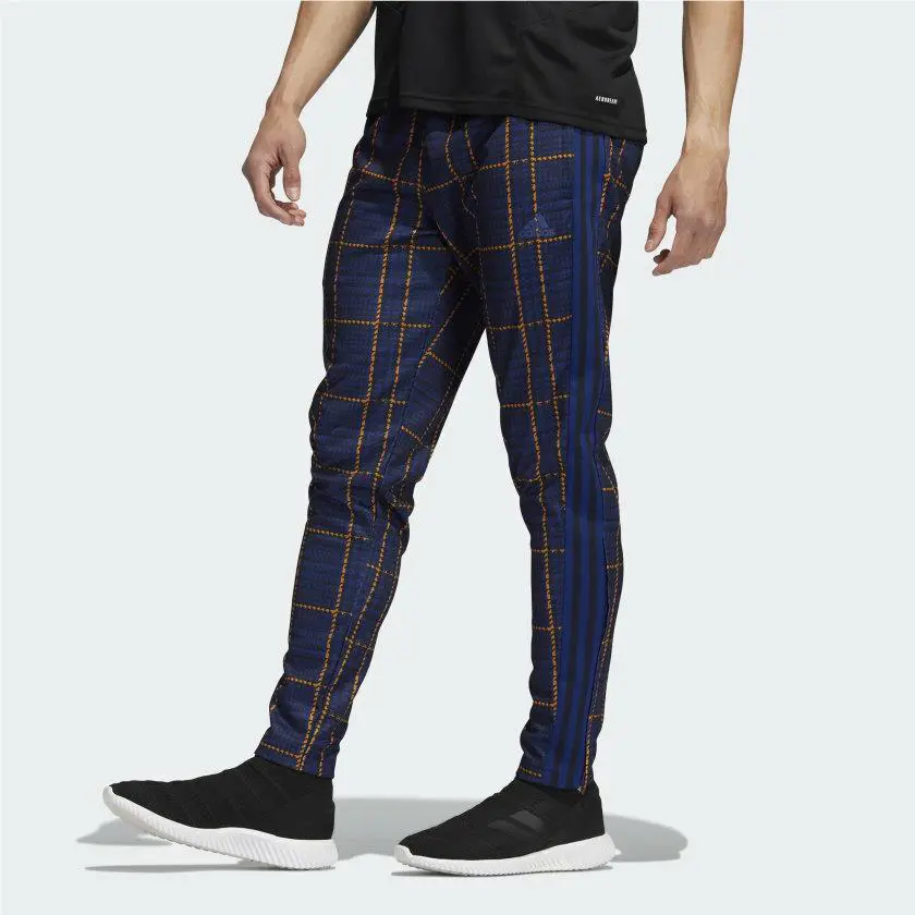 Adidas clothing - adidas Tiro Tartan - Tiro Tartan - HF2237 - Victory Blue / Plaid 5