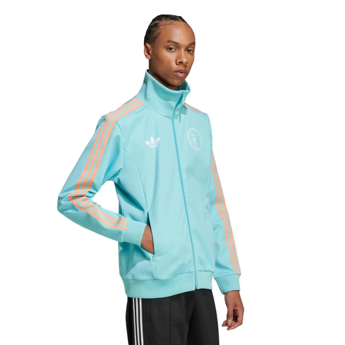 Adidas clothing - Miami Beckenbauer Track Jacket - Miami Beckenbauer Track Jacket - Easy Mint 1