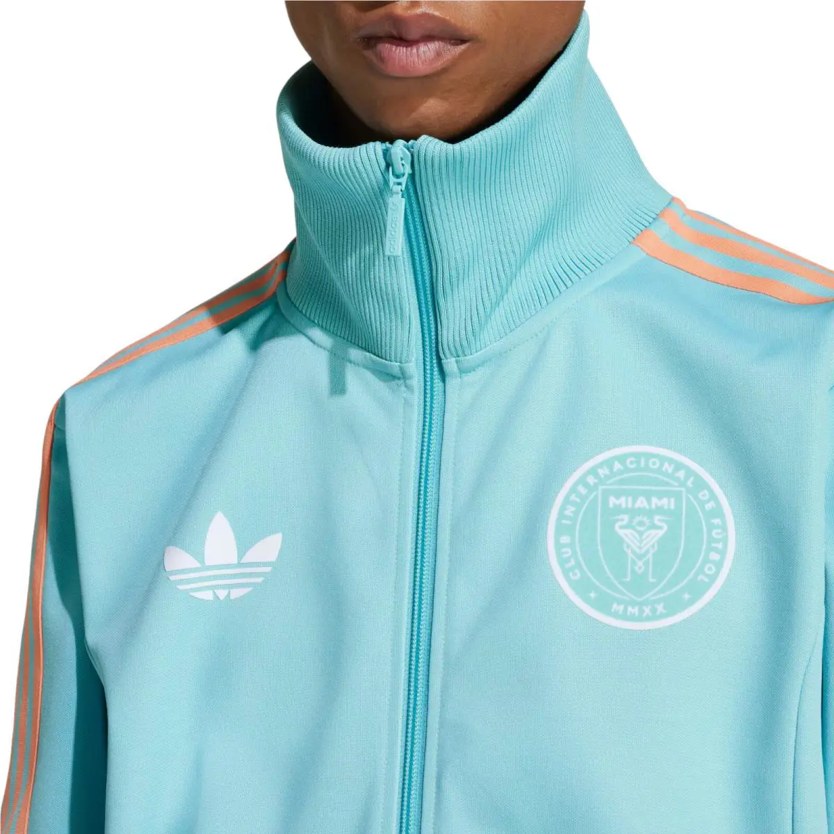 Adidas clothing - Miami Beckenbauer Track Jacket - Miami Beckenbauer Track Jacket - Easy Mint 9