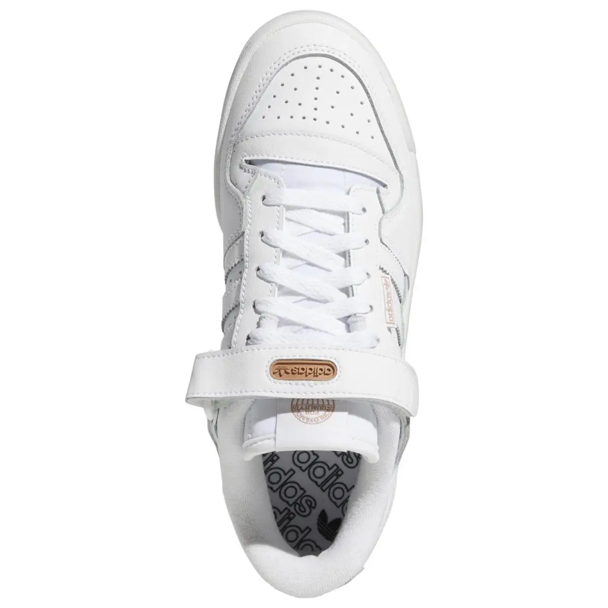 Adidas shoes - adidas Forum Low - Forum Low - HQ7105 - Cloud White/Cloud White/Rose Gold Metallic 1