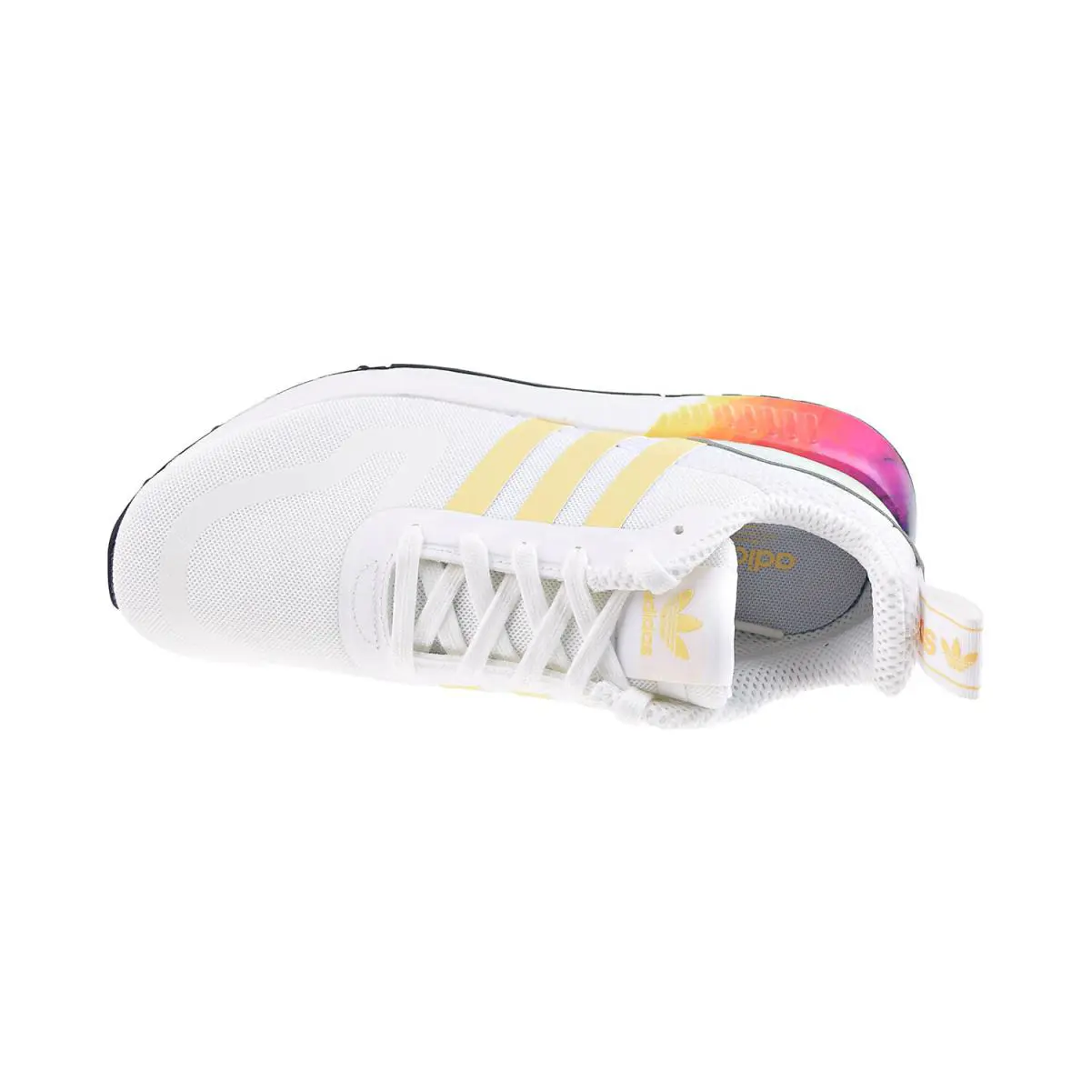 Adidas shoes - gv8011 - gv8011 - Cloud White/Orange Tint/Grey One 3