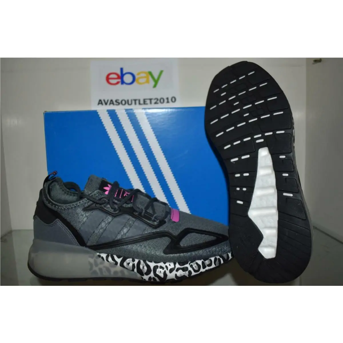 Adidas shoes - adidas ZX 2K Boost - Boost - FX7053 - Gray 1