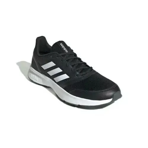 Men`s Adidas Nova Flow Running Shoes Black White EH1366 - Black