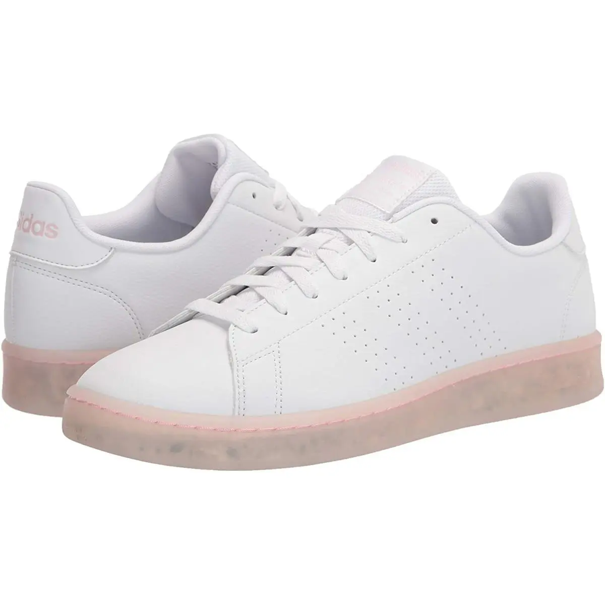 Adidas shoes - White/White/Clear Pink 12