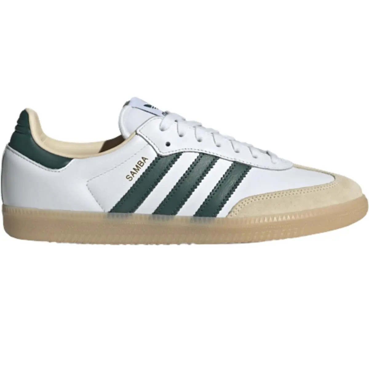 Originals Samba OG Men Sneaker Shoe Size 7-14 Colors Casual Athletic Cloud White/Collegiate Green/Gum by Adidas