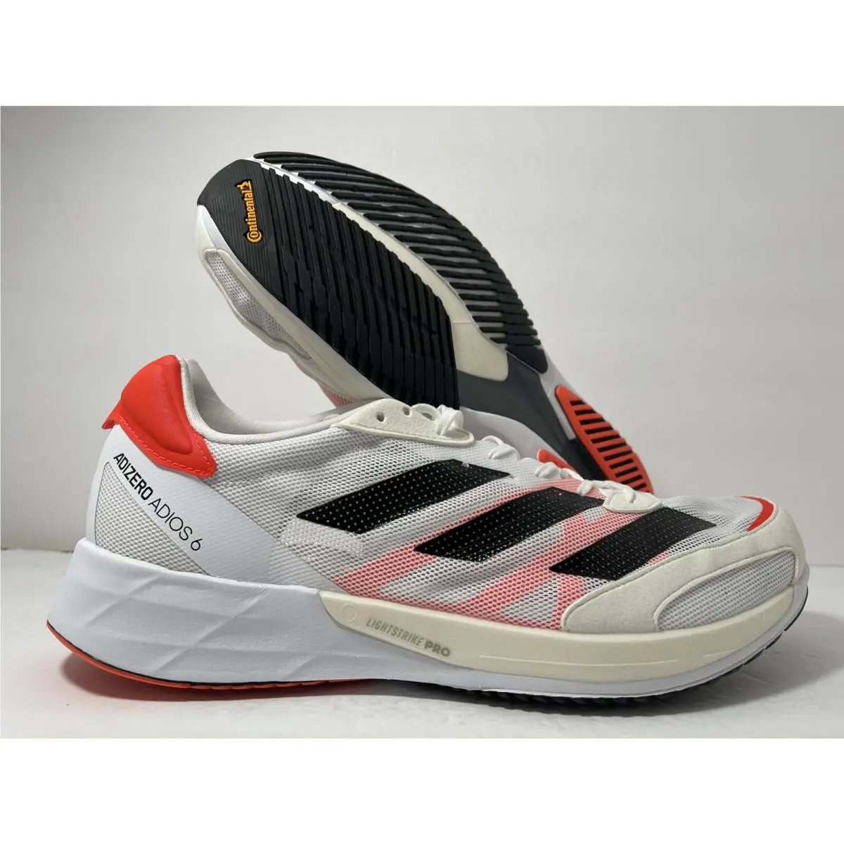 Adidas Adizero Adios 6 Tokyo Running Shoes White Black Red FY4073 Men Size 8-13