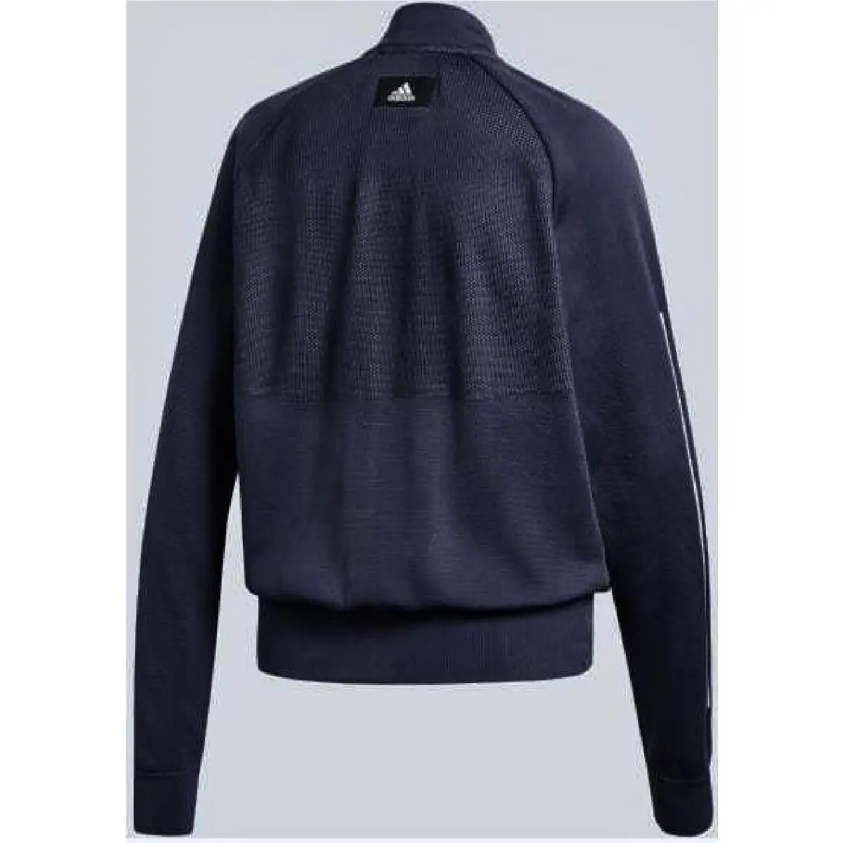 Adidas clothing - ADIDAS ID Knit Noble Indigo Blue White Bomber Jacket - CG1018 - Blue 0
