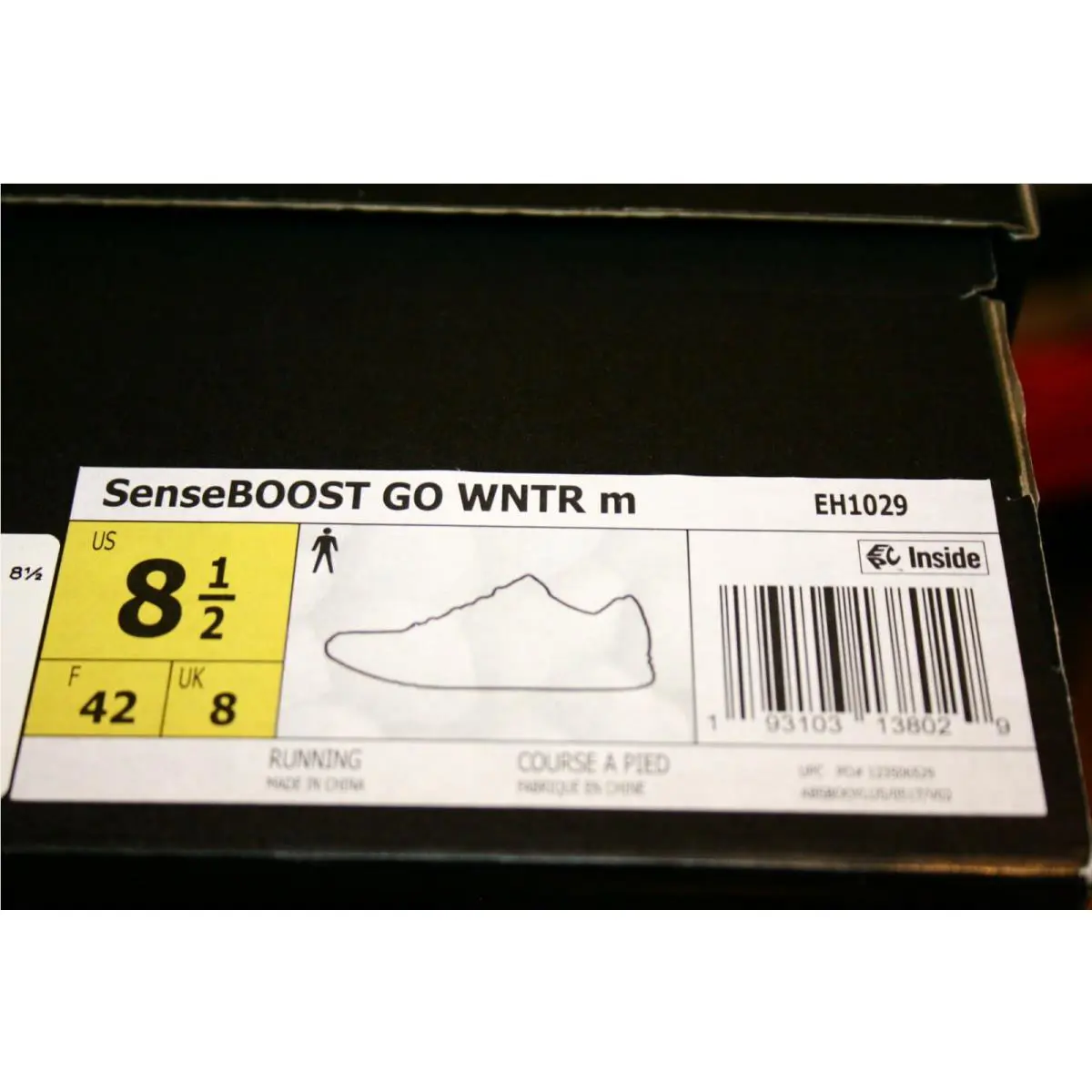 Adidas shoes - ADIDAS SENSE BOOST - SENSE BOOST - EH1029 - Black 4