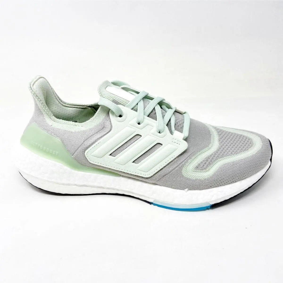 Adidas Ultraboost 22 Grey Green Off White Womens Running Shoes GY7285