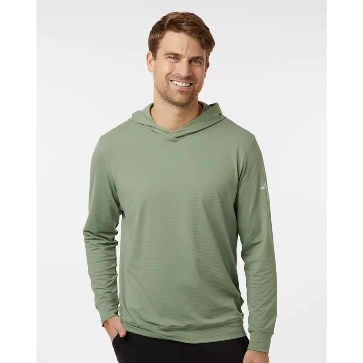 Adidas clothing - Black, Putty Beige, Silver Green, hooded: Silver Green 6