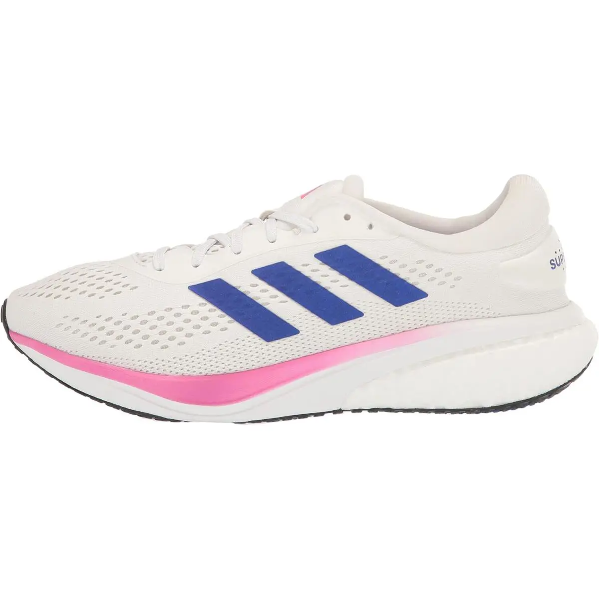 Adidas shoes - White, Lucid Blue, Lucid Fuchsia 3