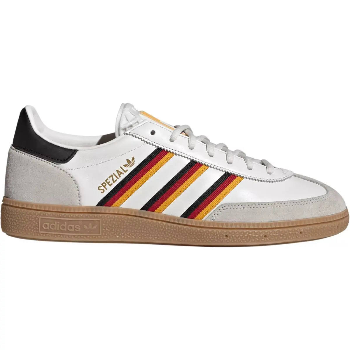 Originals Handball Spezial Men Sneaker Shoe US Size 7-14 Colors Cloud White/Crew Yellow/Power Red by Adidas
