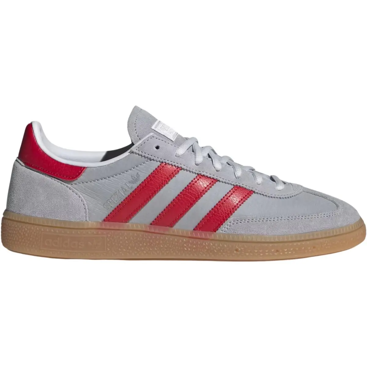 Originals Handball Spezial Men Sneaker Shoe US Size 7-14 Colors Halo Silver/Team Victory Red/Gum by Adidas