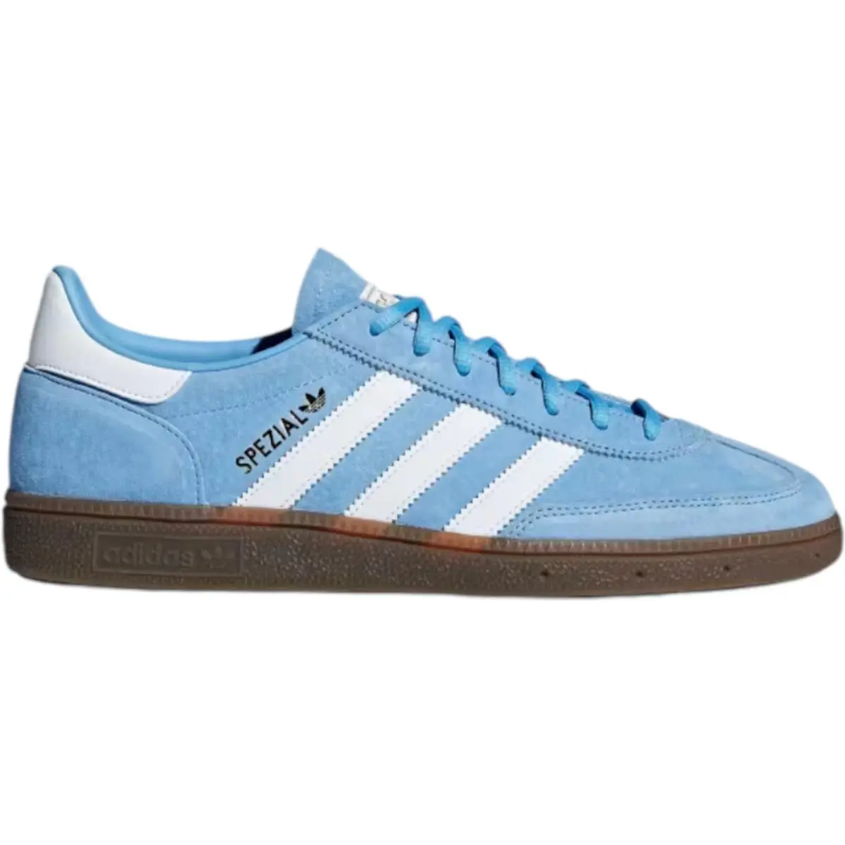 Originals Handball Spezial Men Sneaker Shoe US Size 7-14 Colors Light Blue/Cloud White/Gum by Adidas