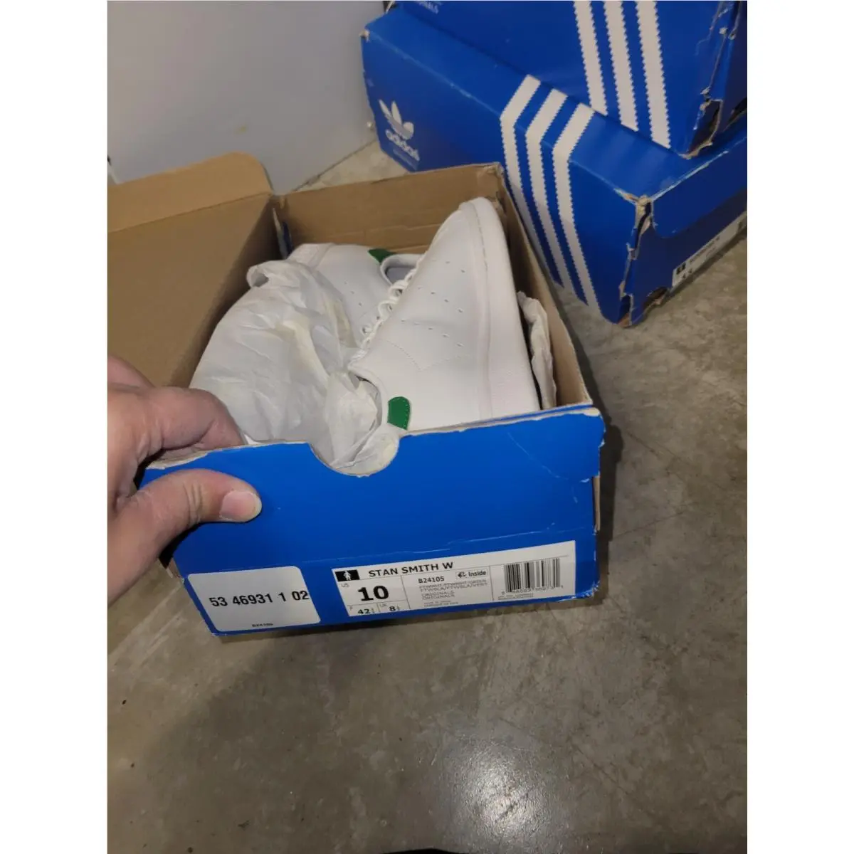 Adidas shoes - ADIDAS ORIGINALS STAN SMITH - ORIGINALS STAN SMITH - B24105 - White Green 5