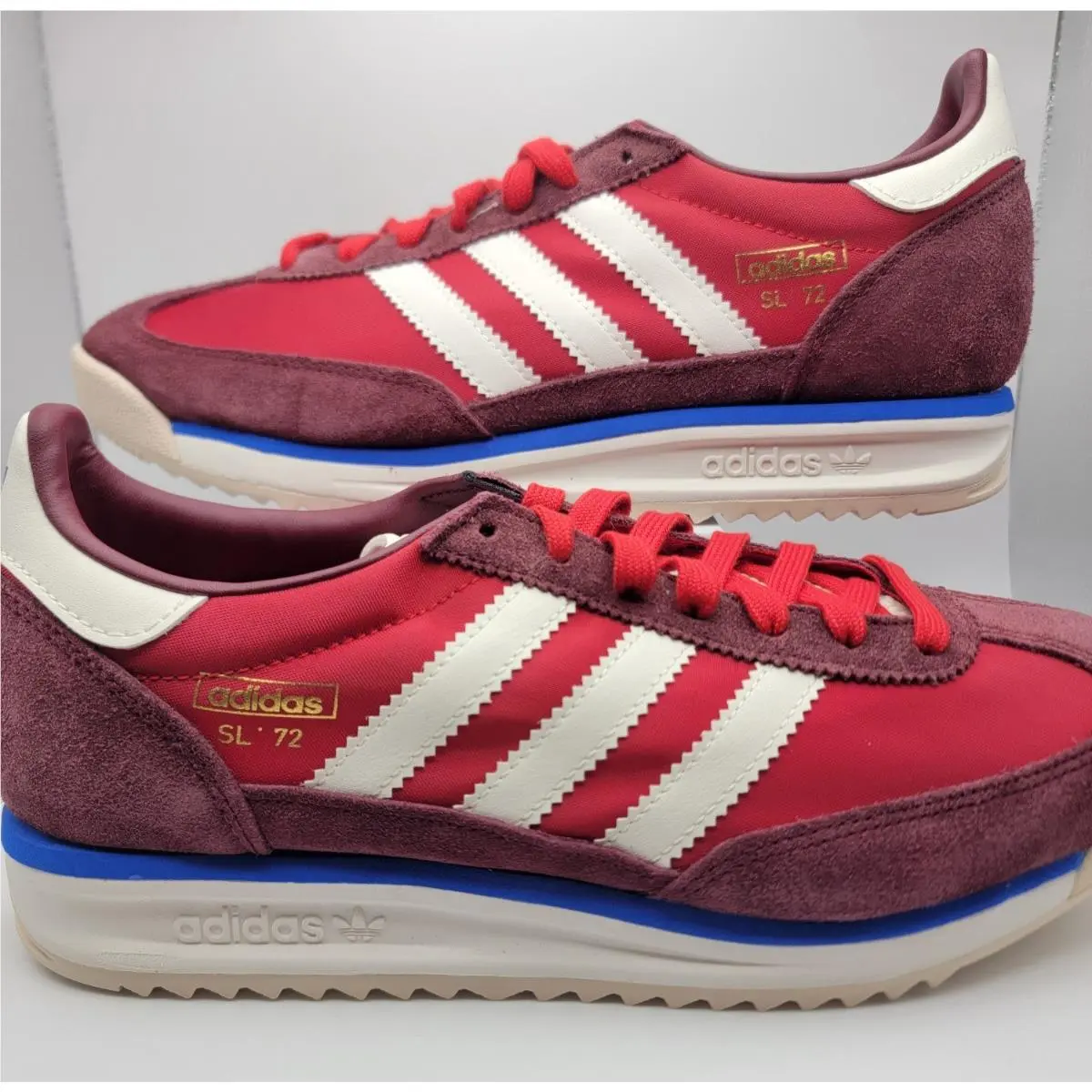 Adidas SL 72 RS Shadow Red/off White/blue Men’s 7.5 / Women’s 8.5